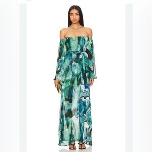 VILLA FRESCA Malia Pleated Dress/Coverup in Tropic Ink